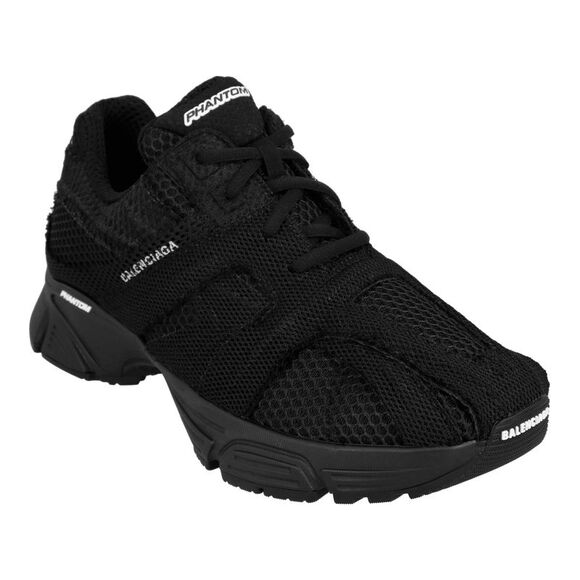 Balenciaga Women Phantom Sneakers In Black Polyester - Picture 1 of 5